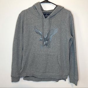 American Eagle Outfitters | Eagle Graphic Sweatshirt | S | Gray